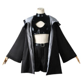 Call Of The Night 2 (2025) Nanakusa Nazuna Black Jacket Set Outfits Cosplay Costume